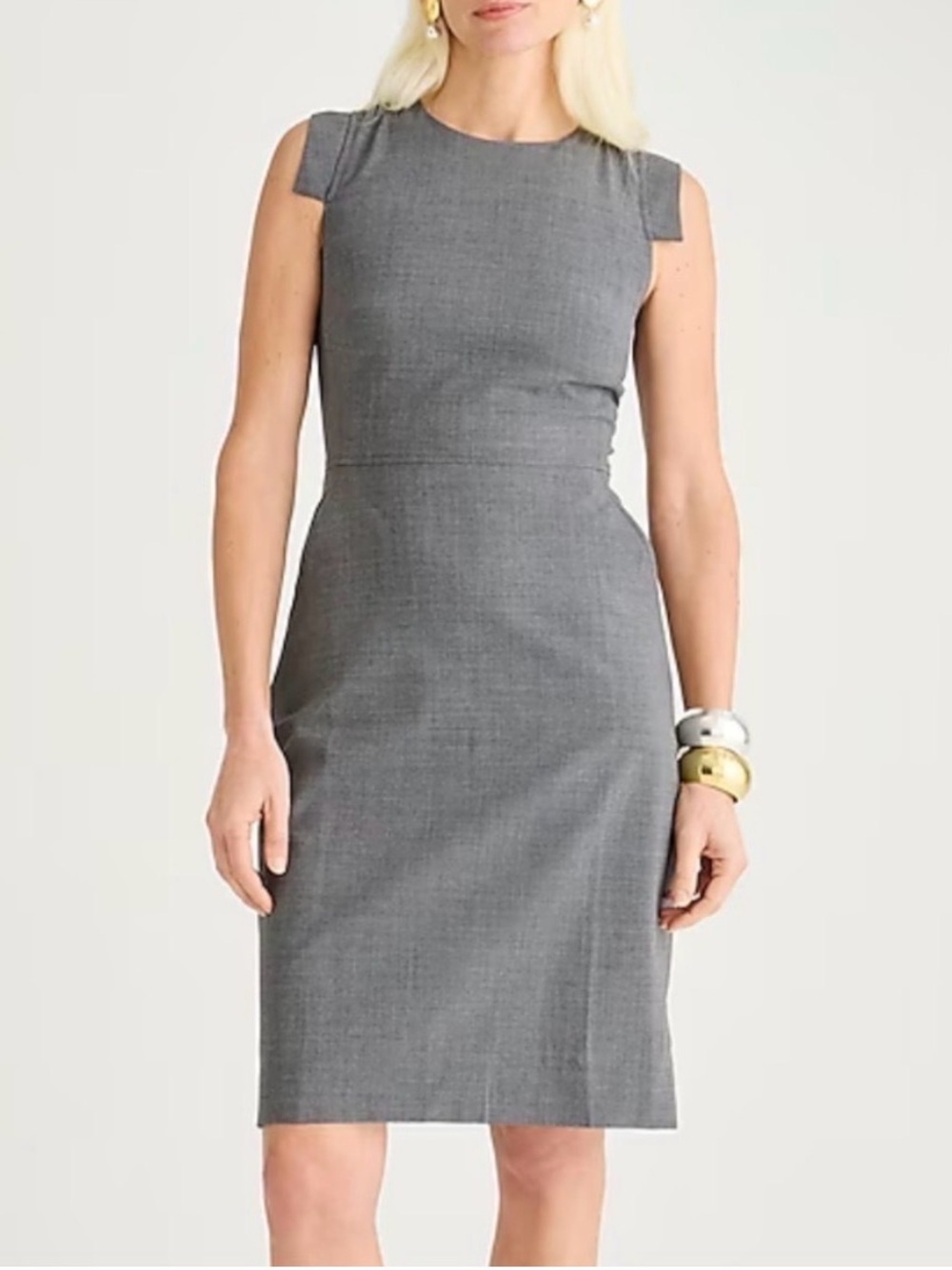 🆕 J. Crew Heather Gray Resume Dress Size 000